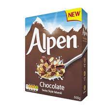 Alpen Muesli Chocolate Flavor 550g