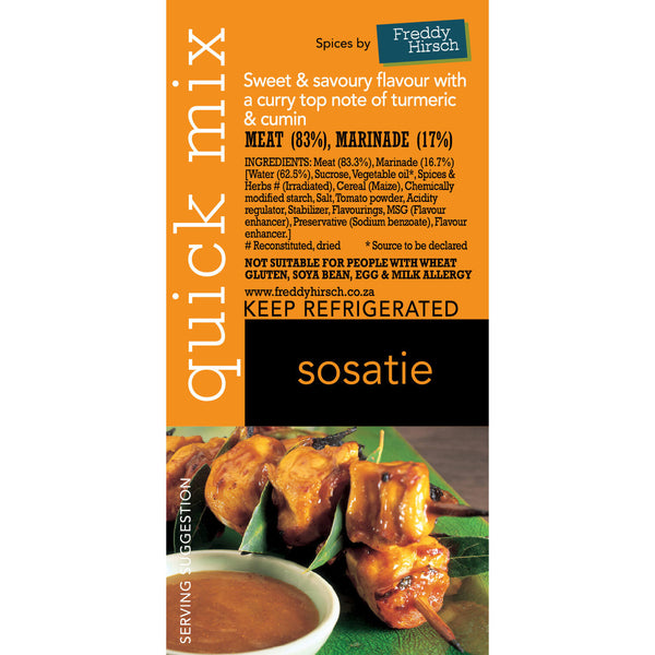 Freddy Hirsch Marinades - Quick Mix - Dry Sosatie 1kg